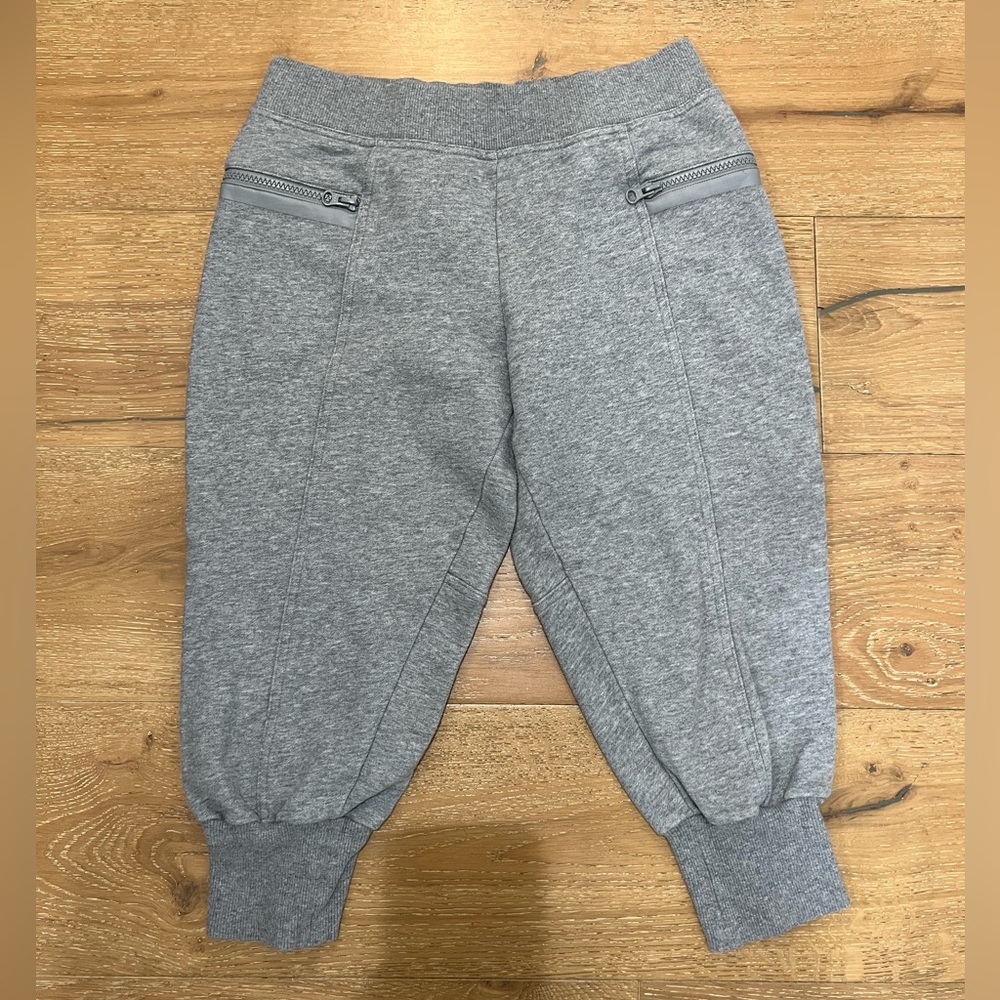 Adidas by Stella McCartney Gray Cropped Sweatpants
